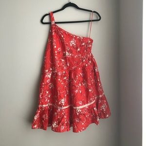 Free People One-Shoulder Mini Dress